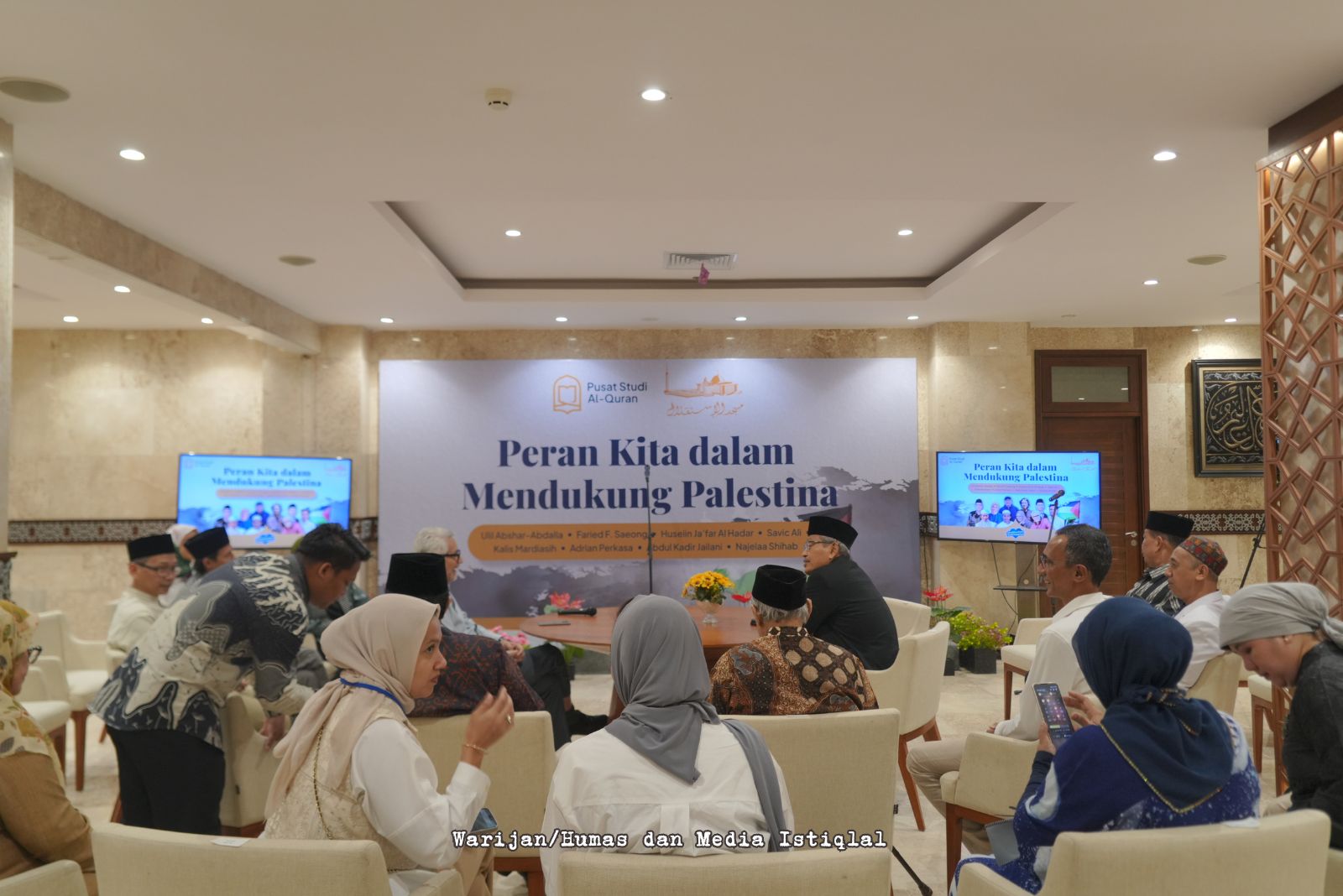 Pusat Studi Quran Gelar Diskusi di Istiqlal, Bahas Peran Kita Mendukung Palestina