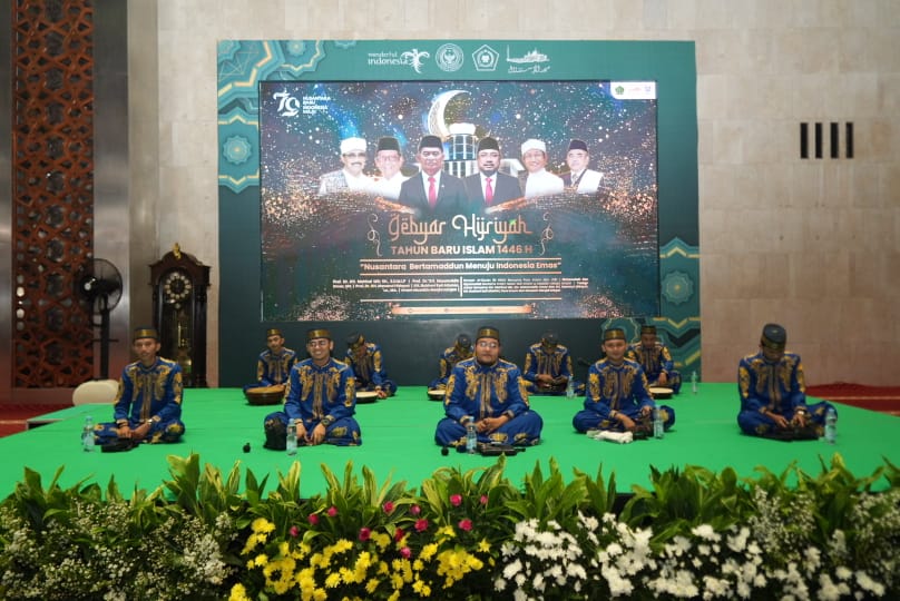 Tabligh Akbar Tahun Baru Islam 1446 H di Istiqlal, Nusantara Bertamaddun Menuju Indonesia Emas