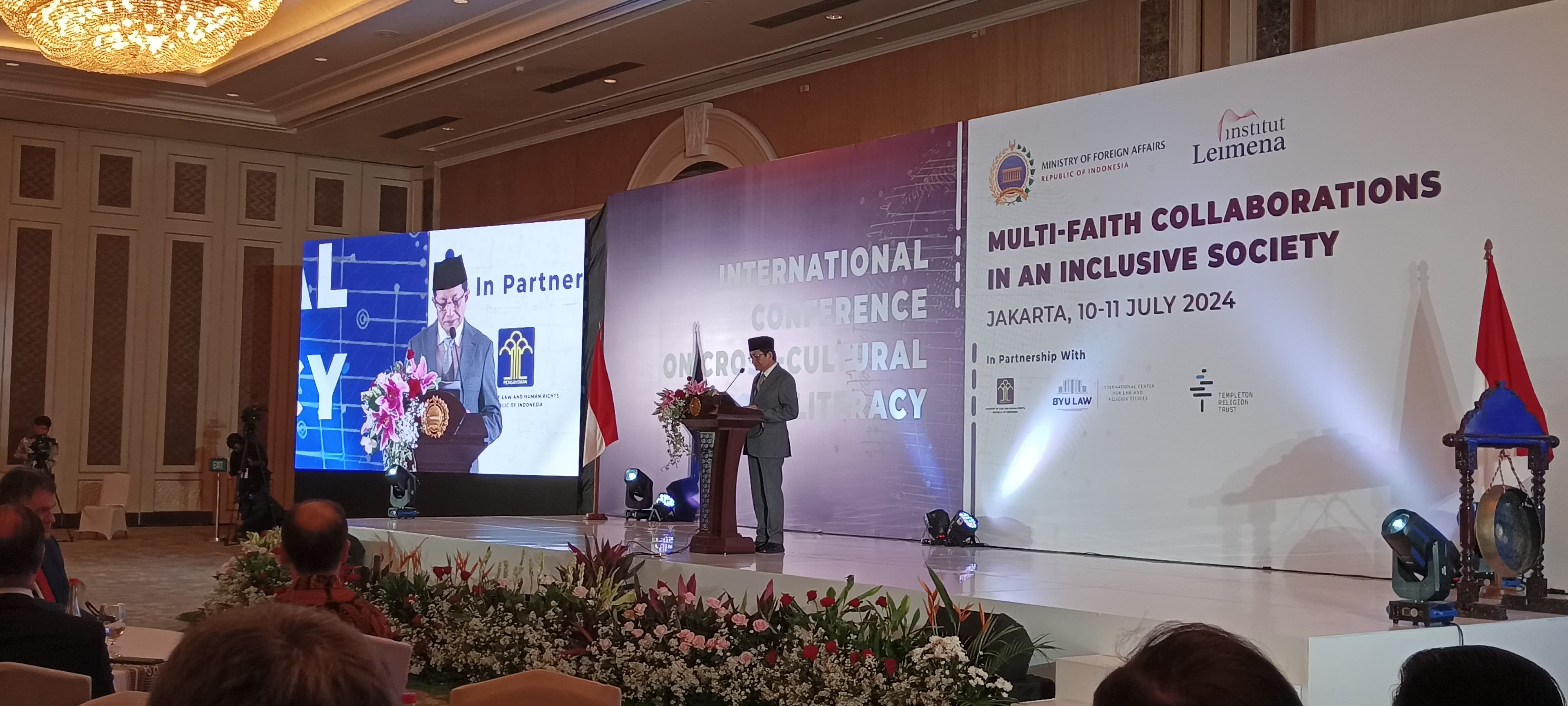 KH Nasaruddin Umar Bacakan Doa pada Konferensi Internasional LKLB 2024