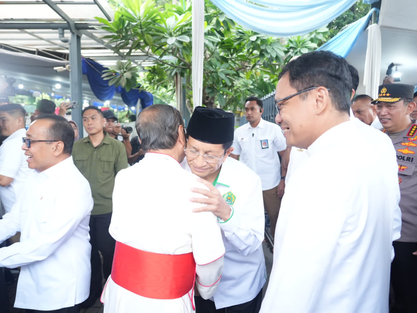 KH Nasaruddin Tinjau Gereja Katedral Jakarta, Pastikan Natal Berjalan Aman