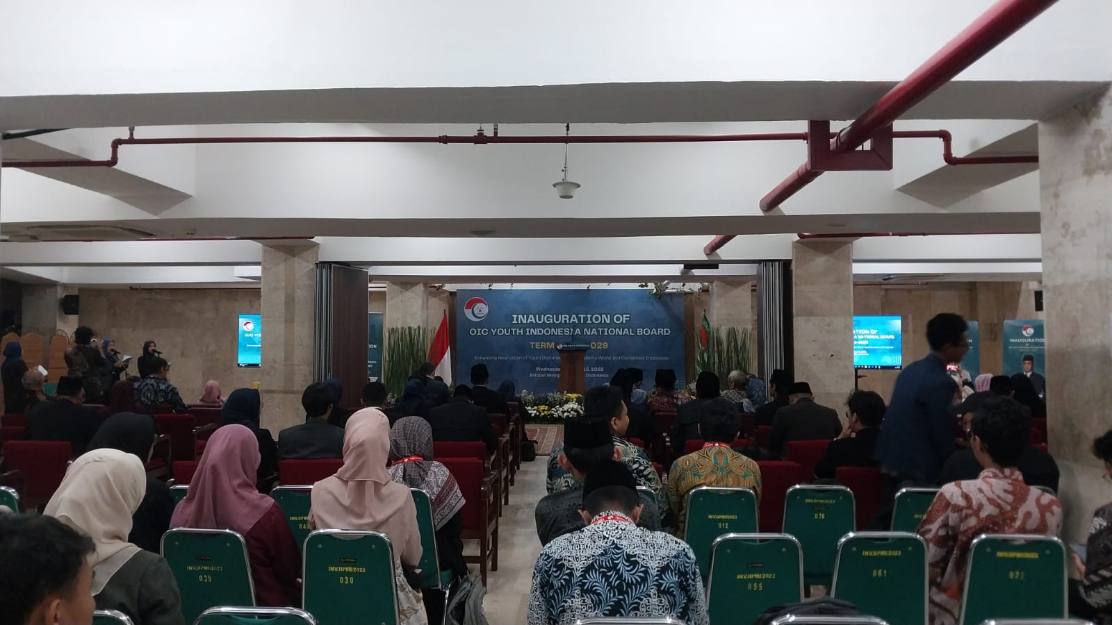 Pelantikan Kepengurusan OIC Youth Indonesia Periode 2024-2029 di Masjid Istiqlal