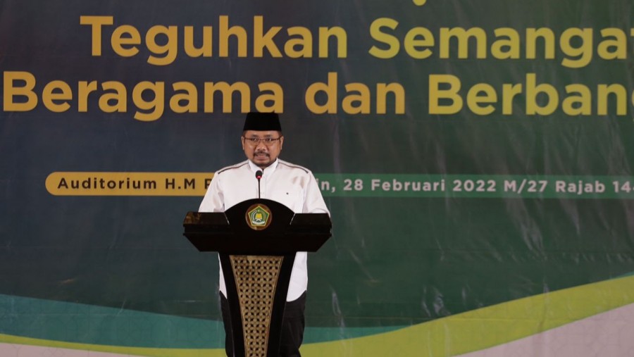 Isra' Mi'raj, Menag Yaqut Ingatkan Pentingnya Keseimbangan Nilai Ketuhanan dan Kemanusiaan