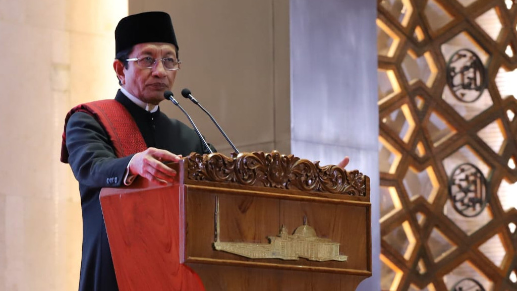 Gema Takbir Nasional, Menag: Jadikan Masjid Sumber Manfaat bagi Umat 