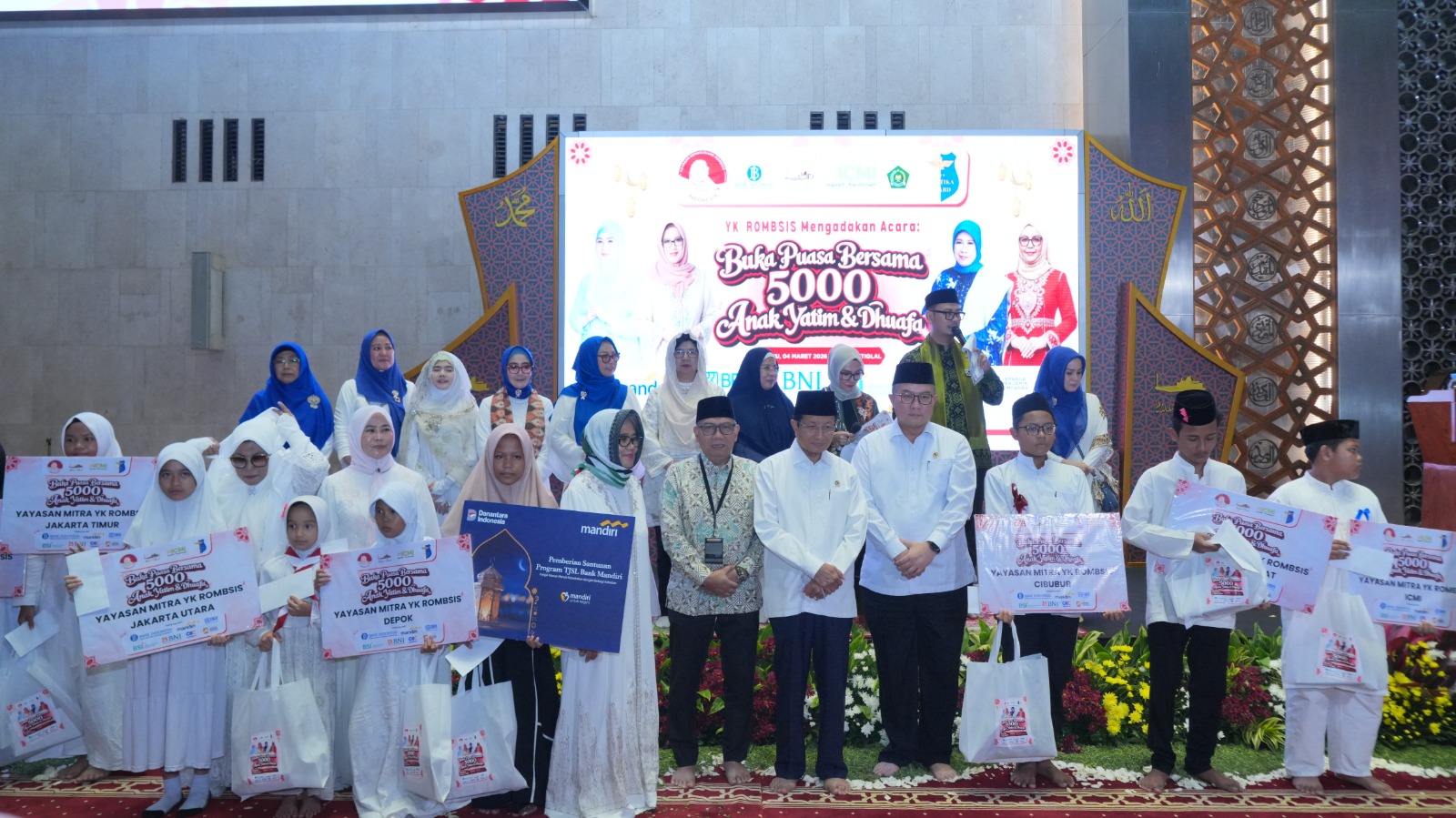 YK Rombsis Gelar Santunan dan Buka Puasa Bersama 5000 Anak Yatim Dhuafa di Istiqlal