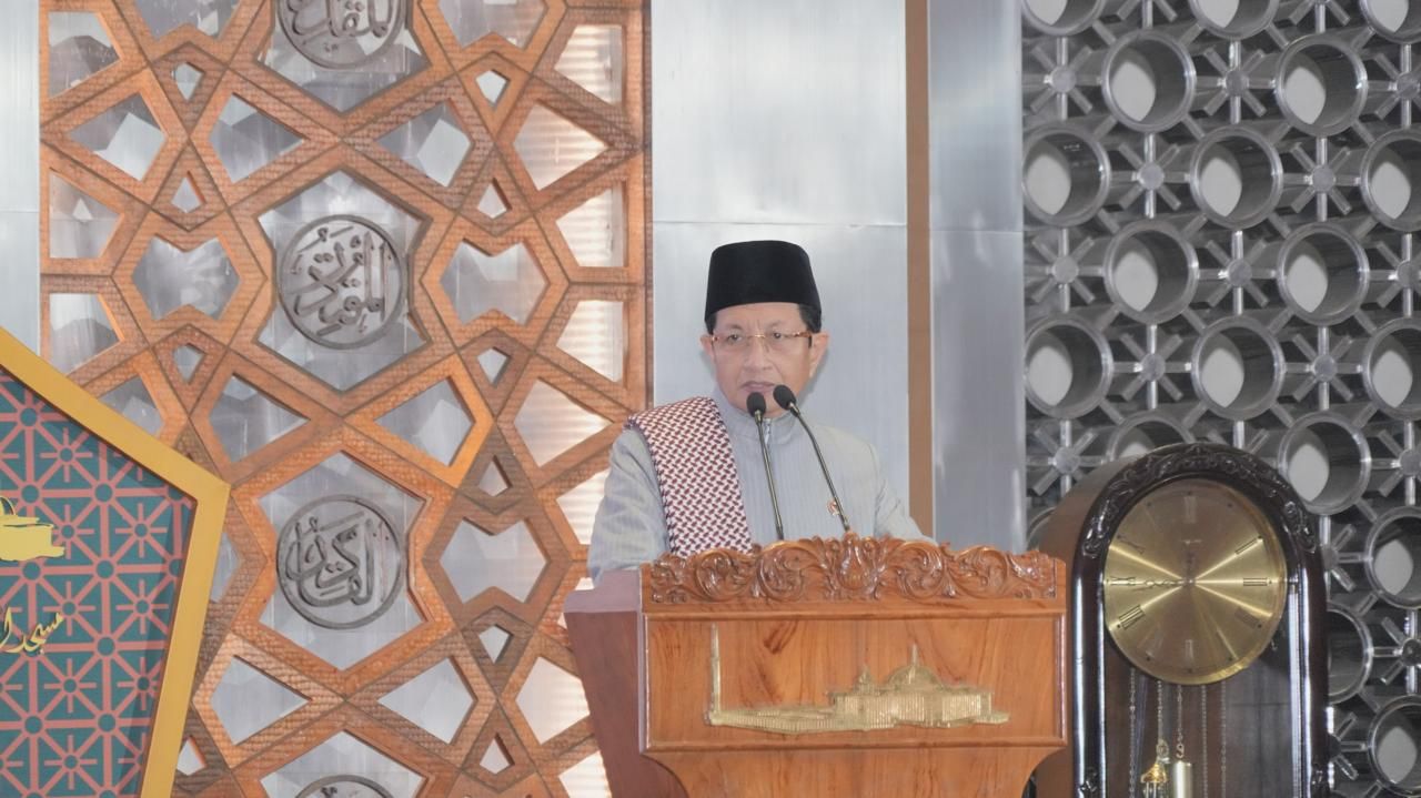 Gema Takbir di Istiqlal, KH Nasaruddin Ajak Umat Jaga Nilai Spiritualitas Sepanjang Tahun