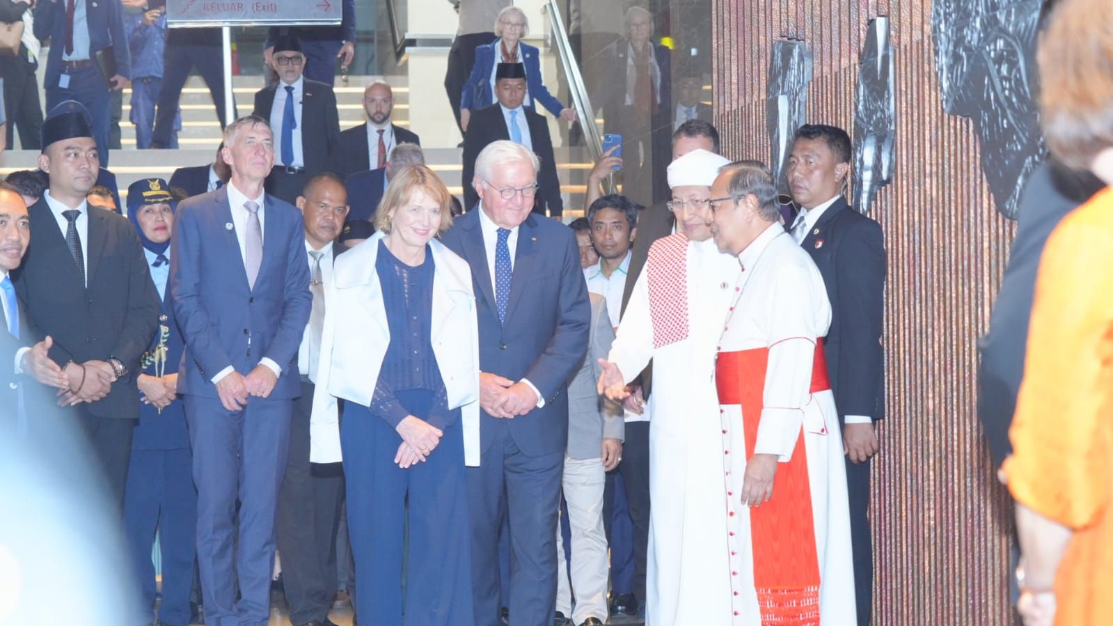 Presiden Jerman Frank-Walter Steinmeier Lakukan Kunjungan Kenegaraan Masjid Istiqlal