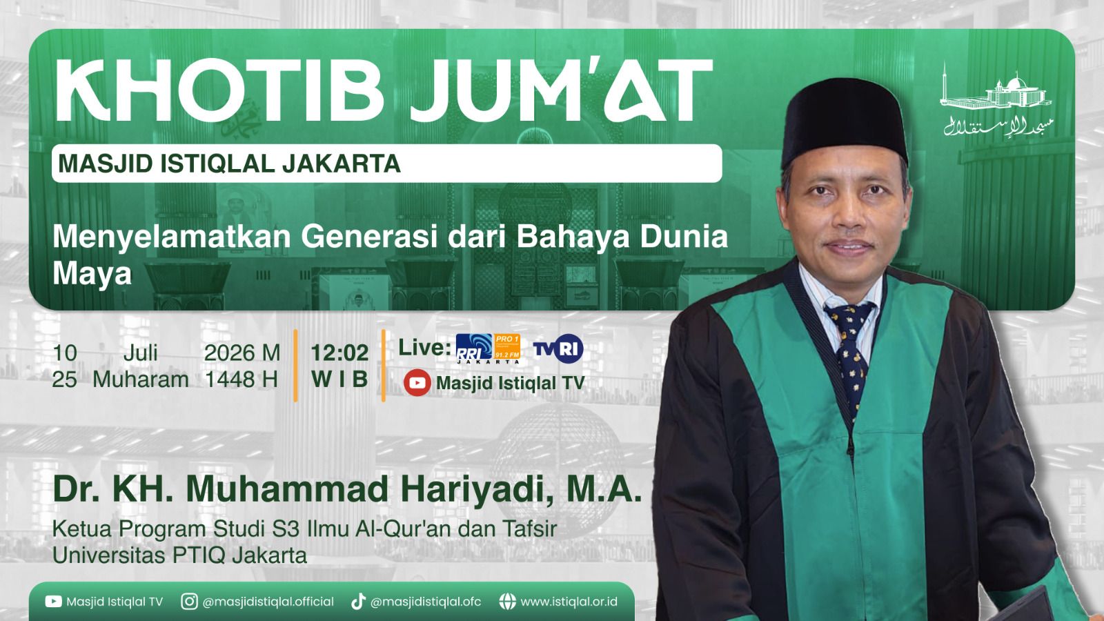 Kutbah Jumat: Menyelamatkan Generasi Muda Dari Bahaya Dunia Maya