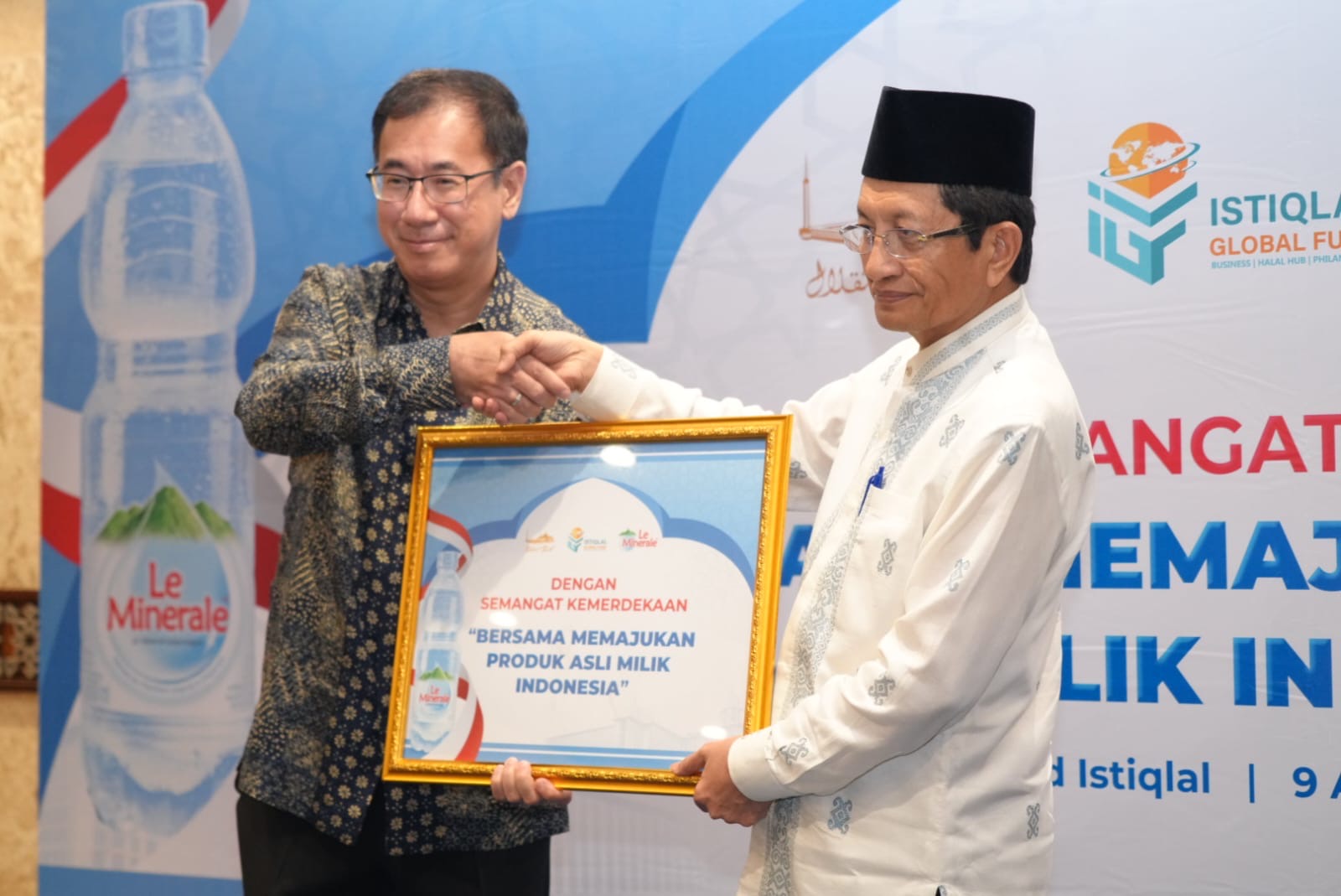 Masjid Istiqlal Jalin Kerjasama dengan Le Minerale