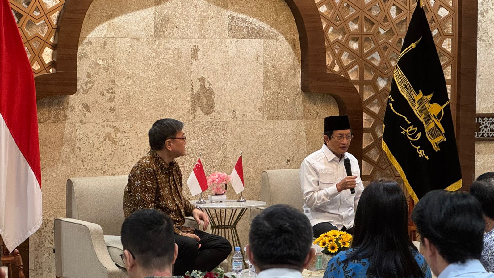 KH Nasaruddin Terima Kunjungan Delegasi LPA Dubes Singapura