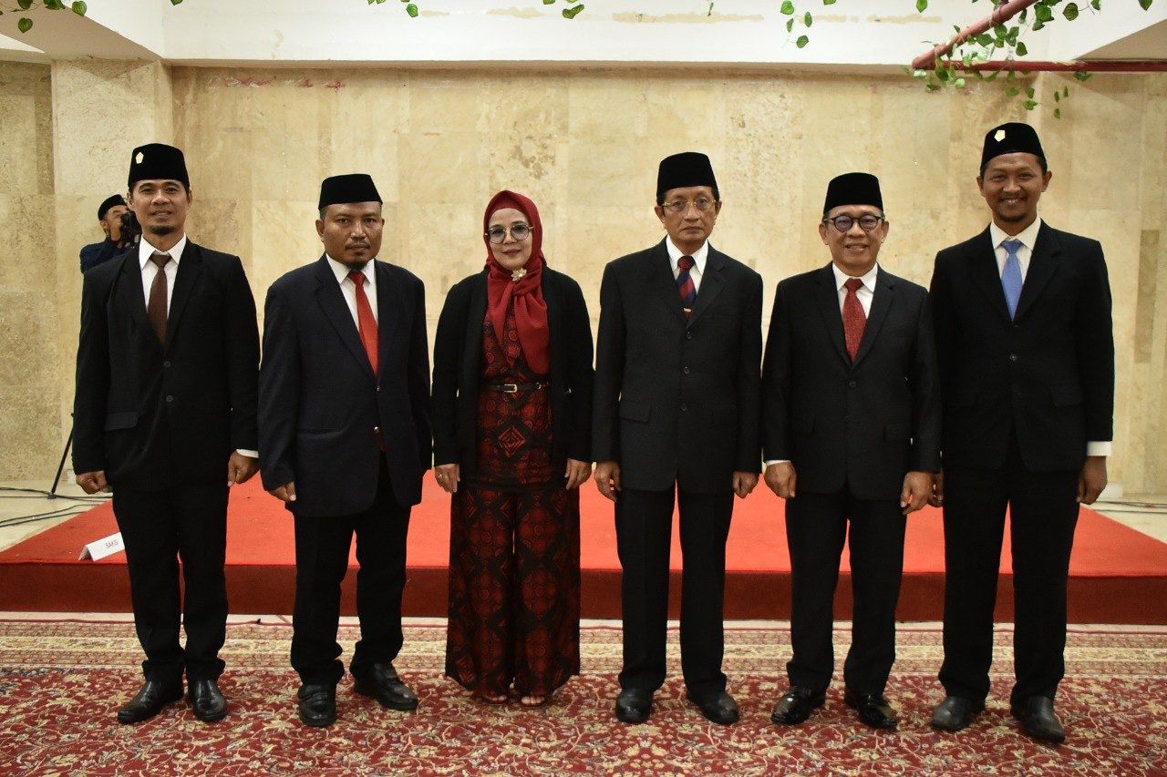Ketua Harian BPMI KH Nasaruddin Umar Lantik Dr Ismail Cawidu dan Pejabat Struktural BPMI Lainnya 