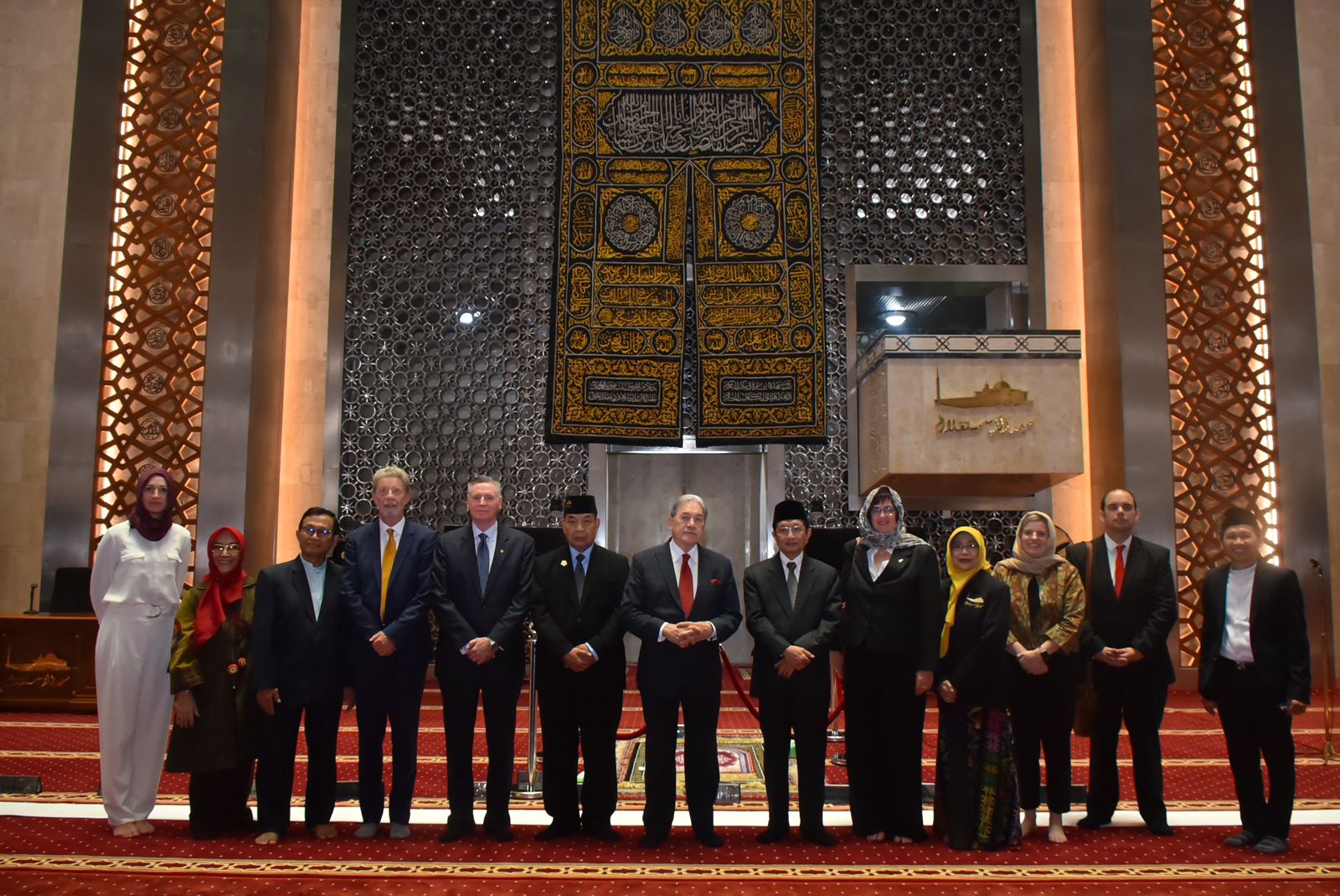 Imam Besar Masjid Istiqlal Terima Kunjungan Menlu Selandia Baru Winston Peters 