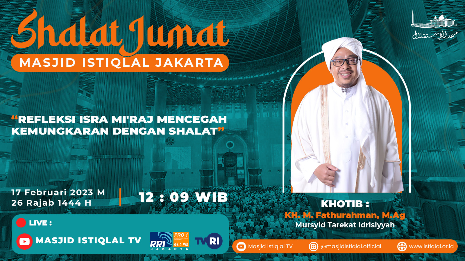 Khutbah Jumat: Refleksi Isra Mi'raj Mencegah Kemungkaran dengan Shalat 