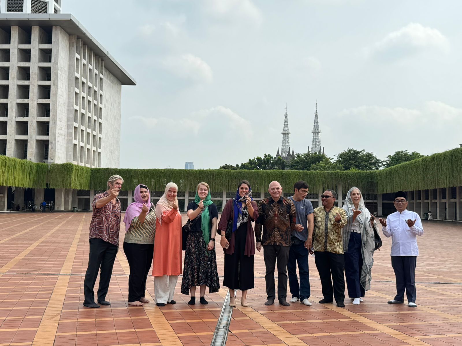Kunjungan Delegasi DLALB RI-UE di Istiqlal