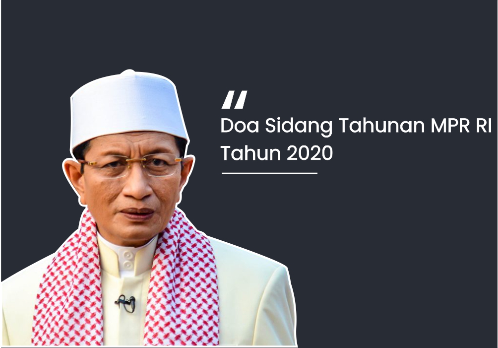 Doa Imam Besar dalam Sidang Tahunan MPR RI Tahun 2020