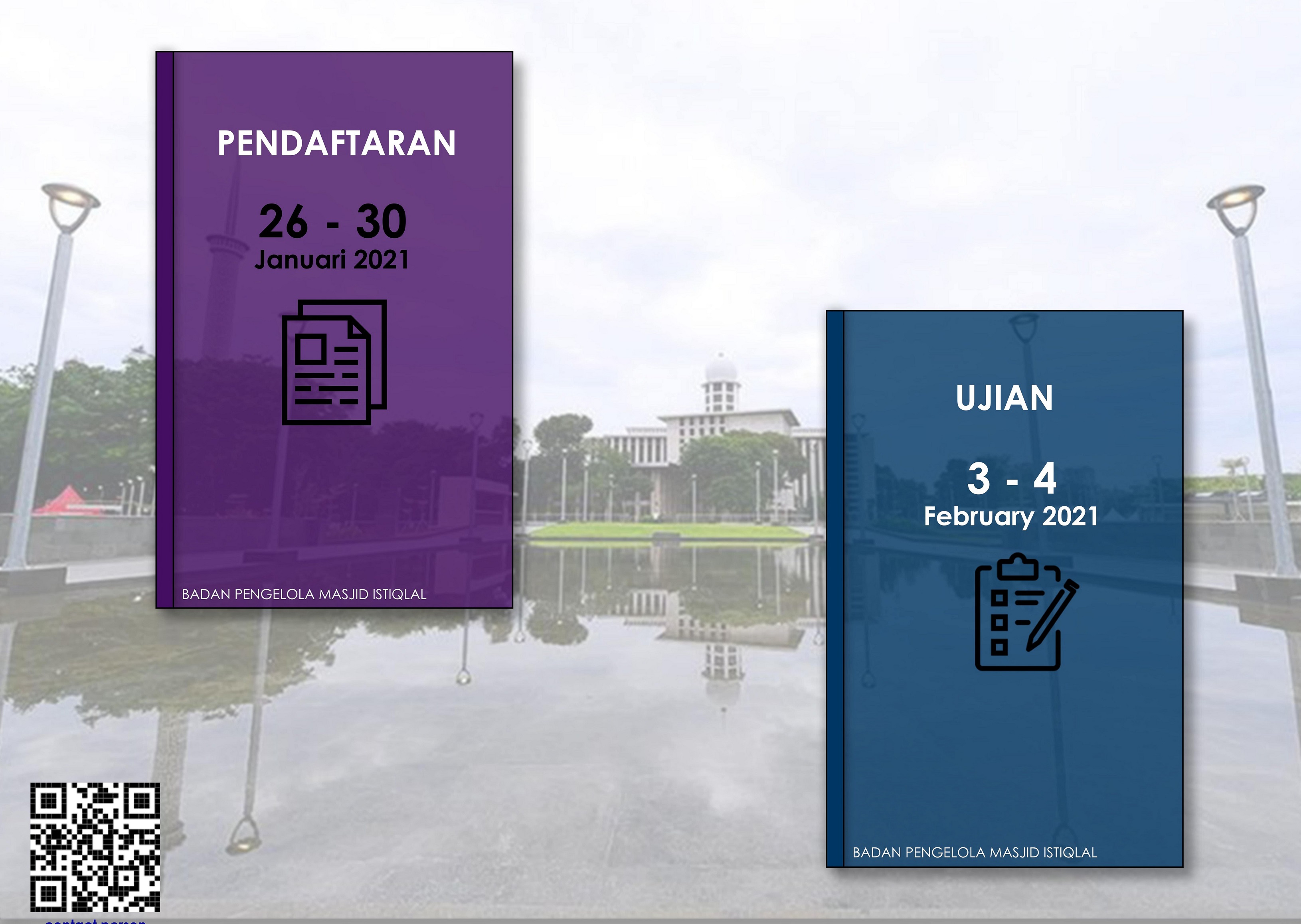 PENDAFTARAN Pendidikan Kader Ulama Perempuan Masjid Istiqlal 2021