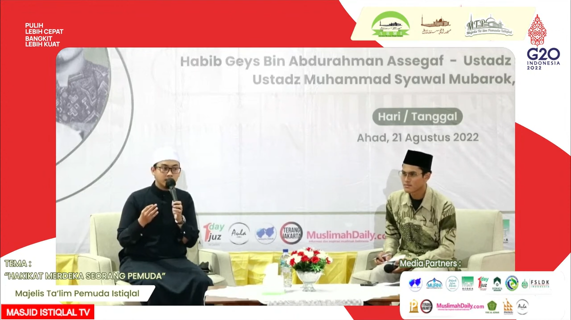 Majelis Taklim Pemuda Istiqlal, Hakikat Merdeka Seorang Pemuda