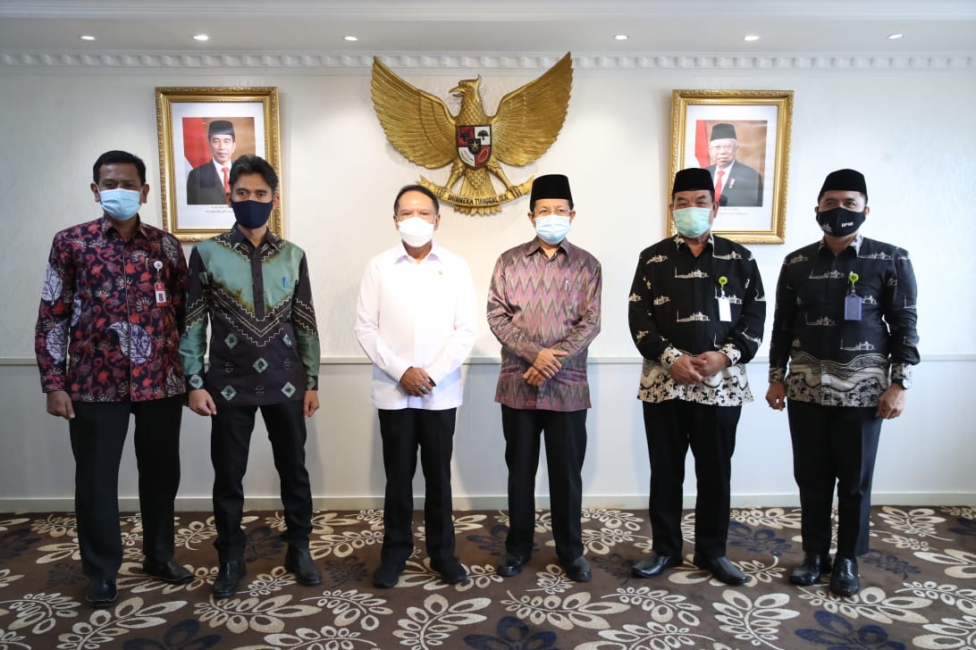 Bahas Program Pembinaan Pemuda Berbasis Masjid, Imam Besar Istiqlal bersilaturrahim ke Kemenpora