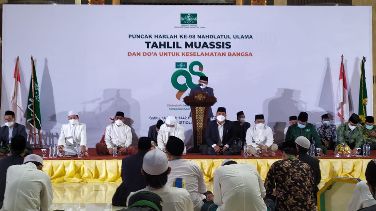 Harlah NU ke-98 bertempat di Masjid Istiqlal