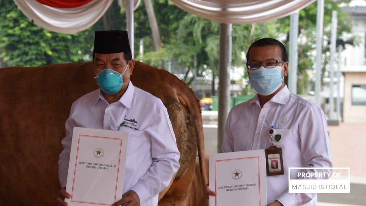 BPMI Terima Hewan Kurban dari Presiden dan Wakil Presiden RI
