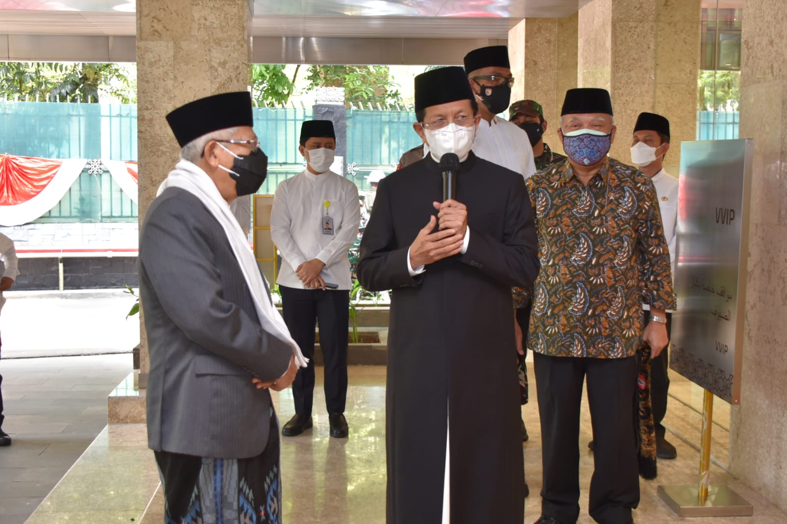 Wapres Ma'ruf Amin Hadiri Salat Jumat Berjamaah di Masjid Istiqlal