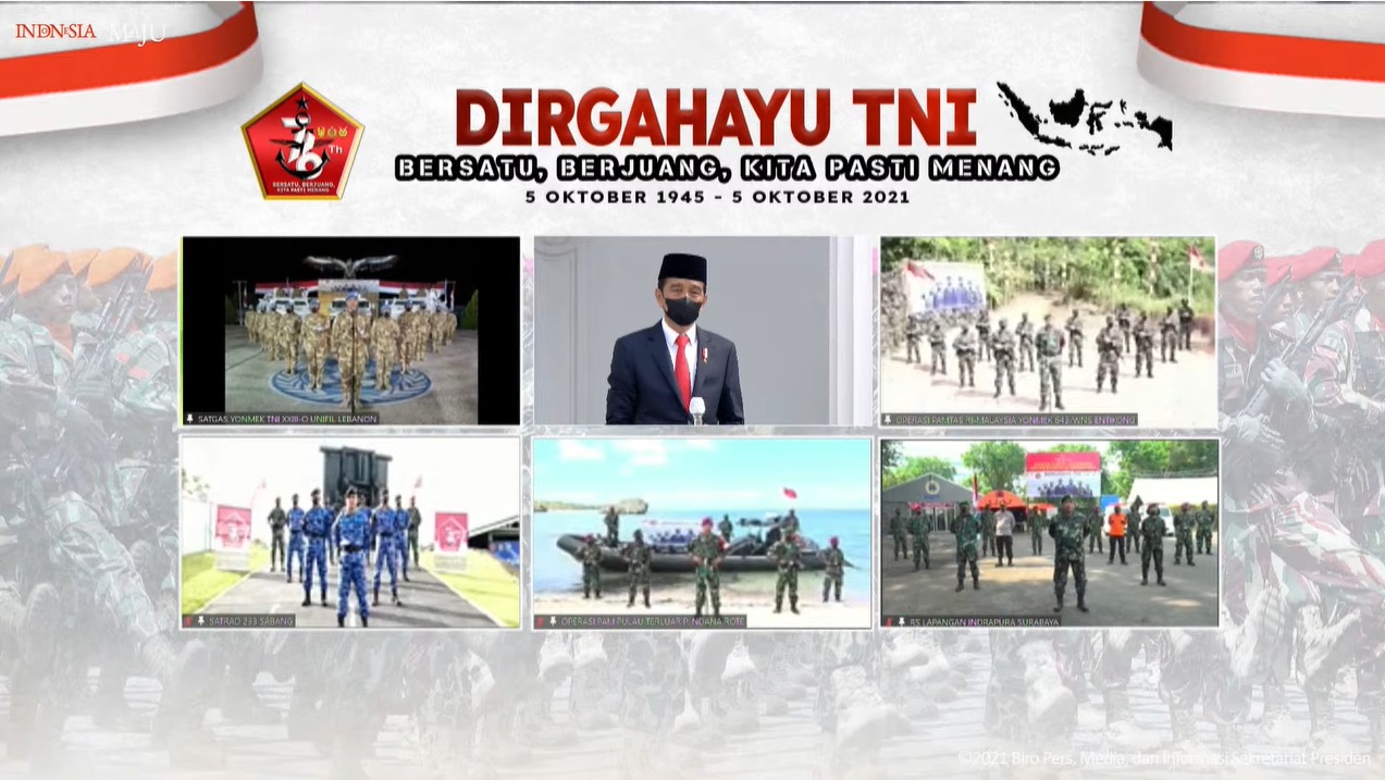 Peringatan HUT TNI ke-76