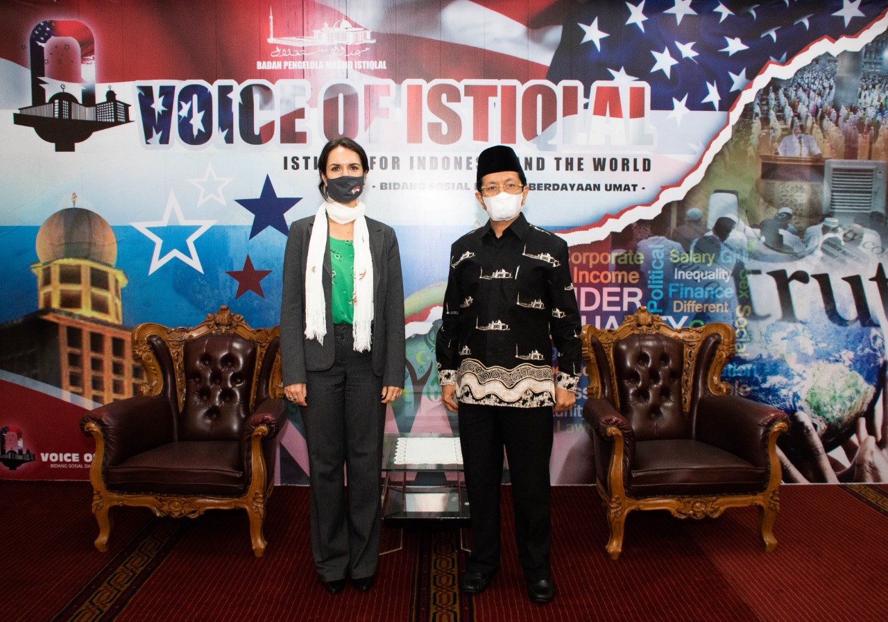 Masjid Istiqlal Terima Kunjungan Kedutaan Amerika Serikat