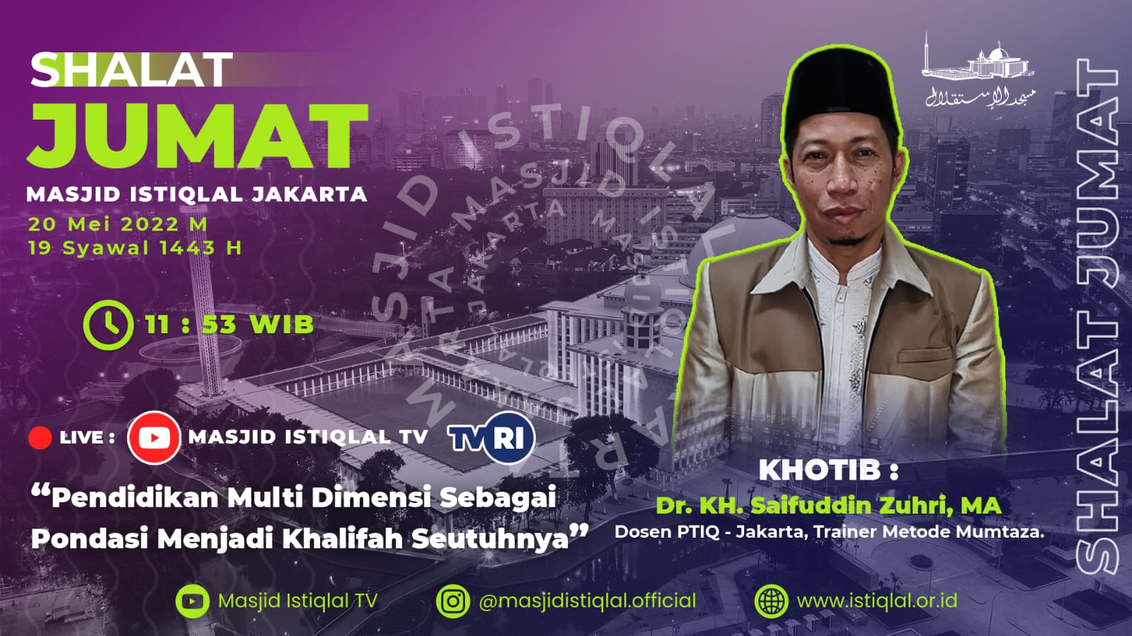 Khutbah Jumat: Pendidikan Multi Dimensi sebagai Pondasi Menjadi Khalifah Seutuhnya