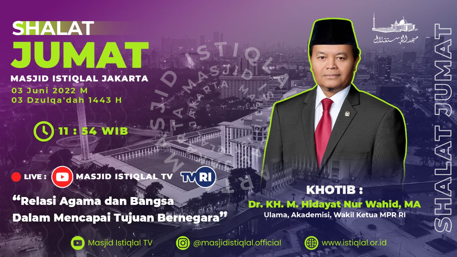 Khutbah Jumat: Relasi Agama dan Bangsa dalam Mencapai Tujuan Bernegara