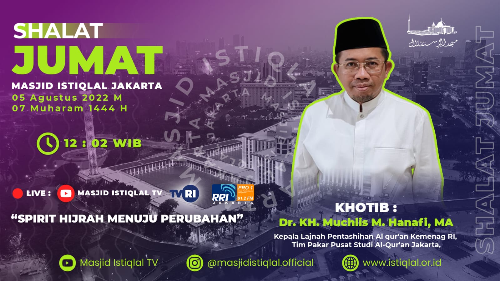 Khutbah Jumat: Spirit Hijrah dan Perubahan Menuju Kebaikan