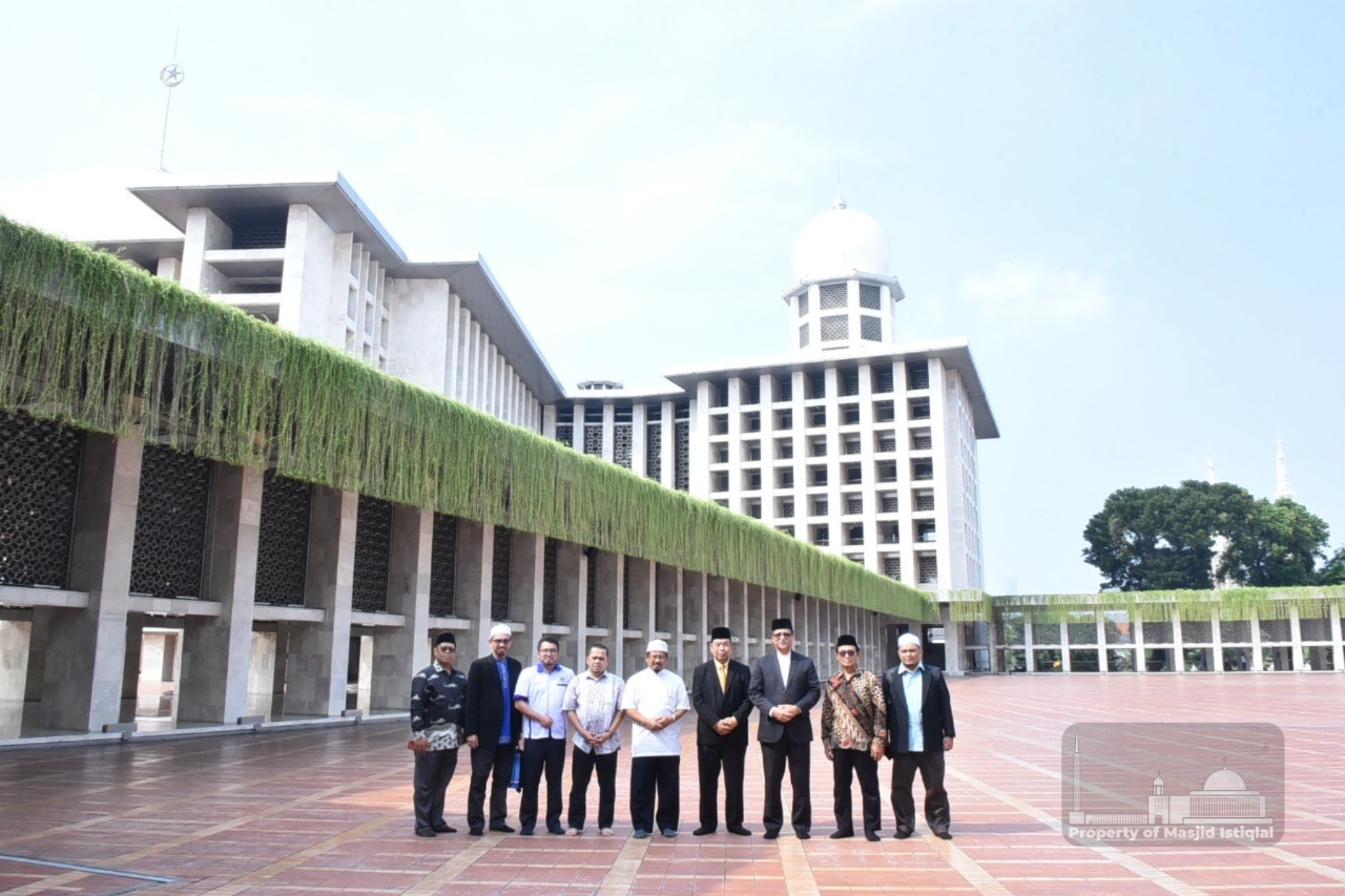 Masjid Istiqlal Terima Kunjungan Pengurus Masjid Tuanku Mizan Zainal Abidin Malaysia