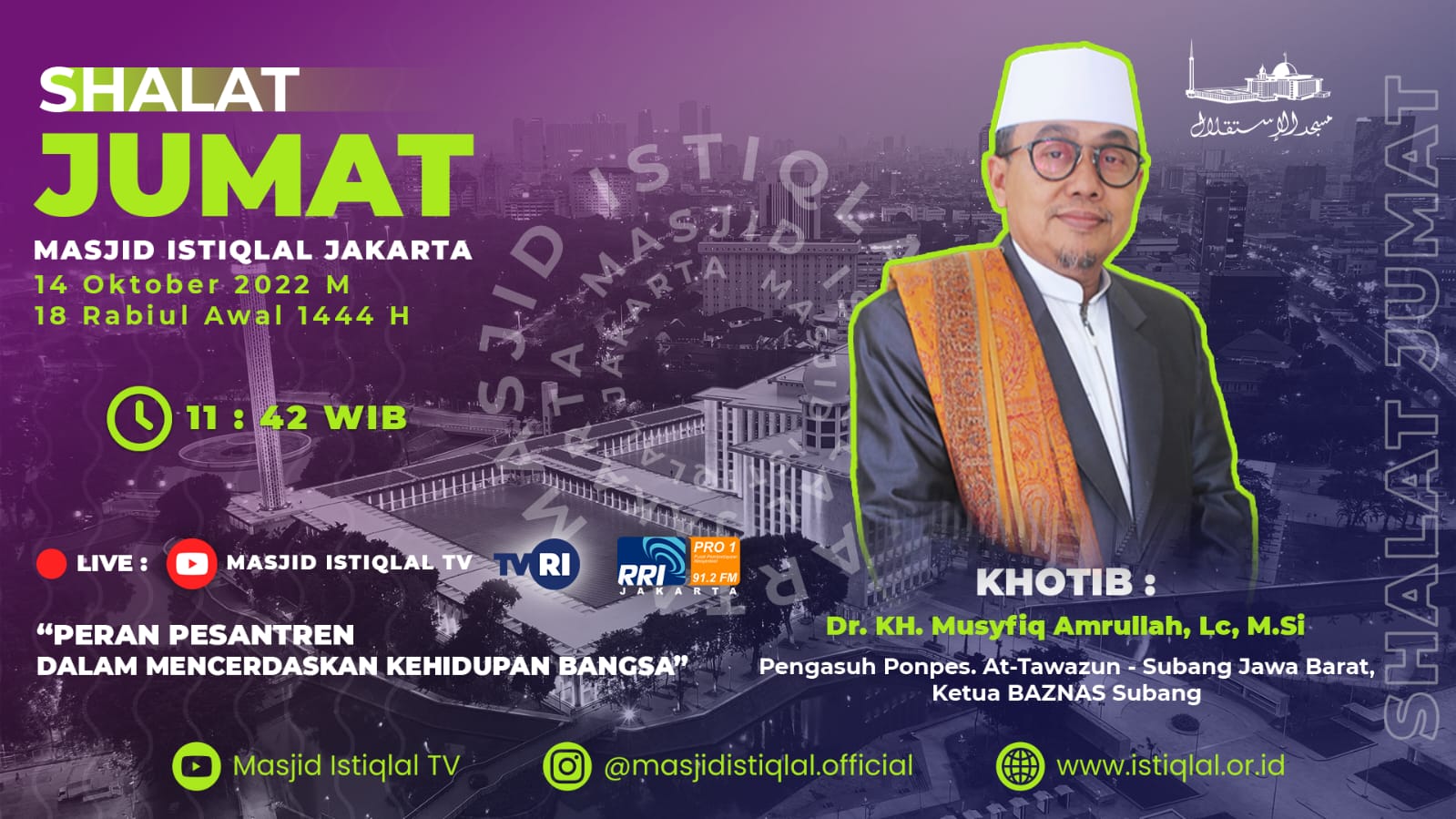 Khutbah Jumat: Peran Pesantren dalam Mencerdasakan Kehidupan Bangsa