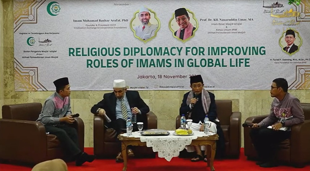 BPMI Kolaborasi dengan IPIM, Selenggarakan Seminar Religious Diplomacy for Improving Roles of Imams in Global Life