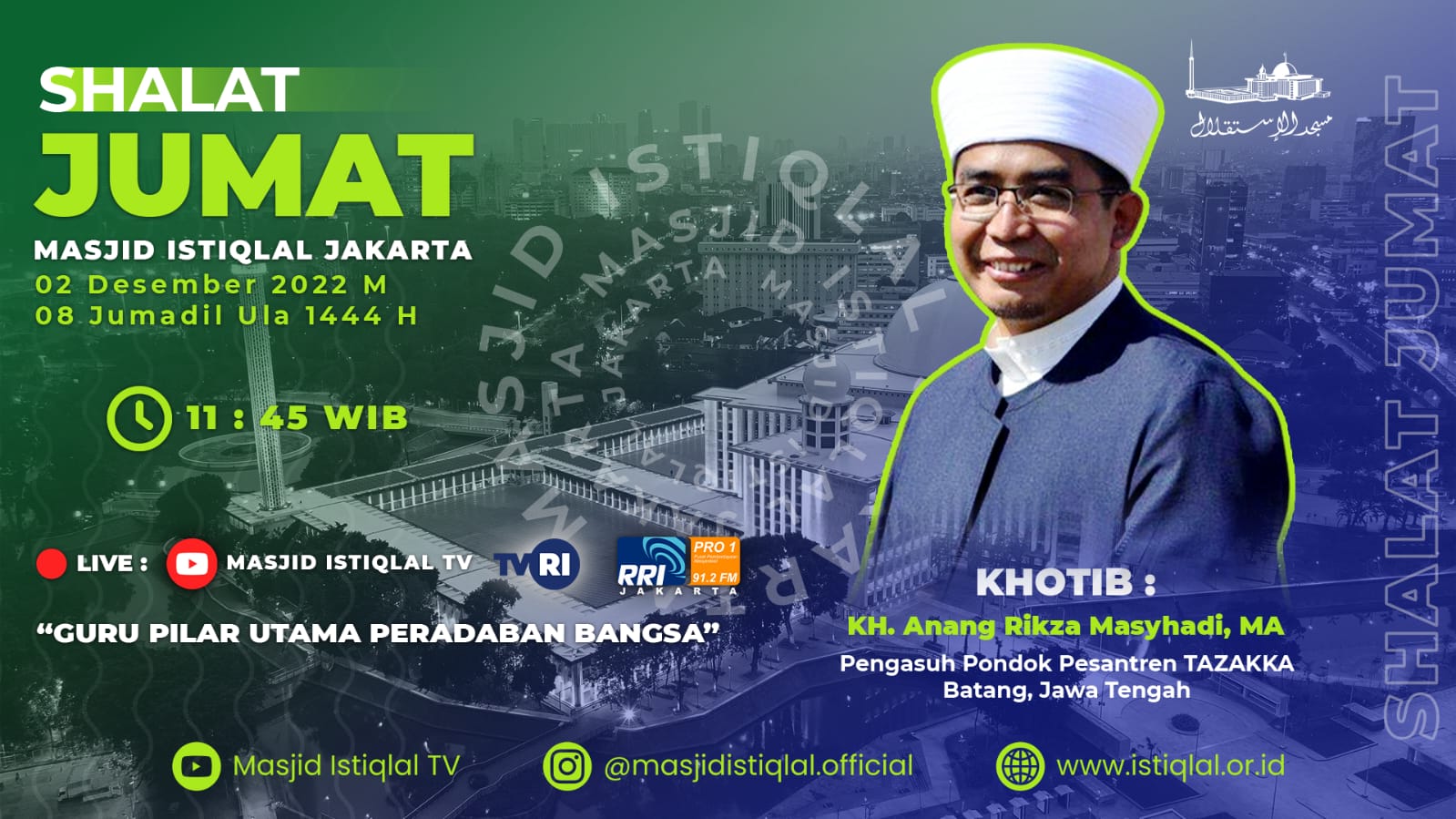 Khutbah Jumat: Guru Pilar Utama Peradaban Bangsa