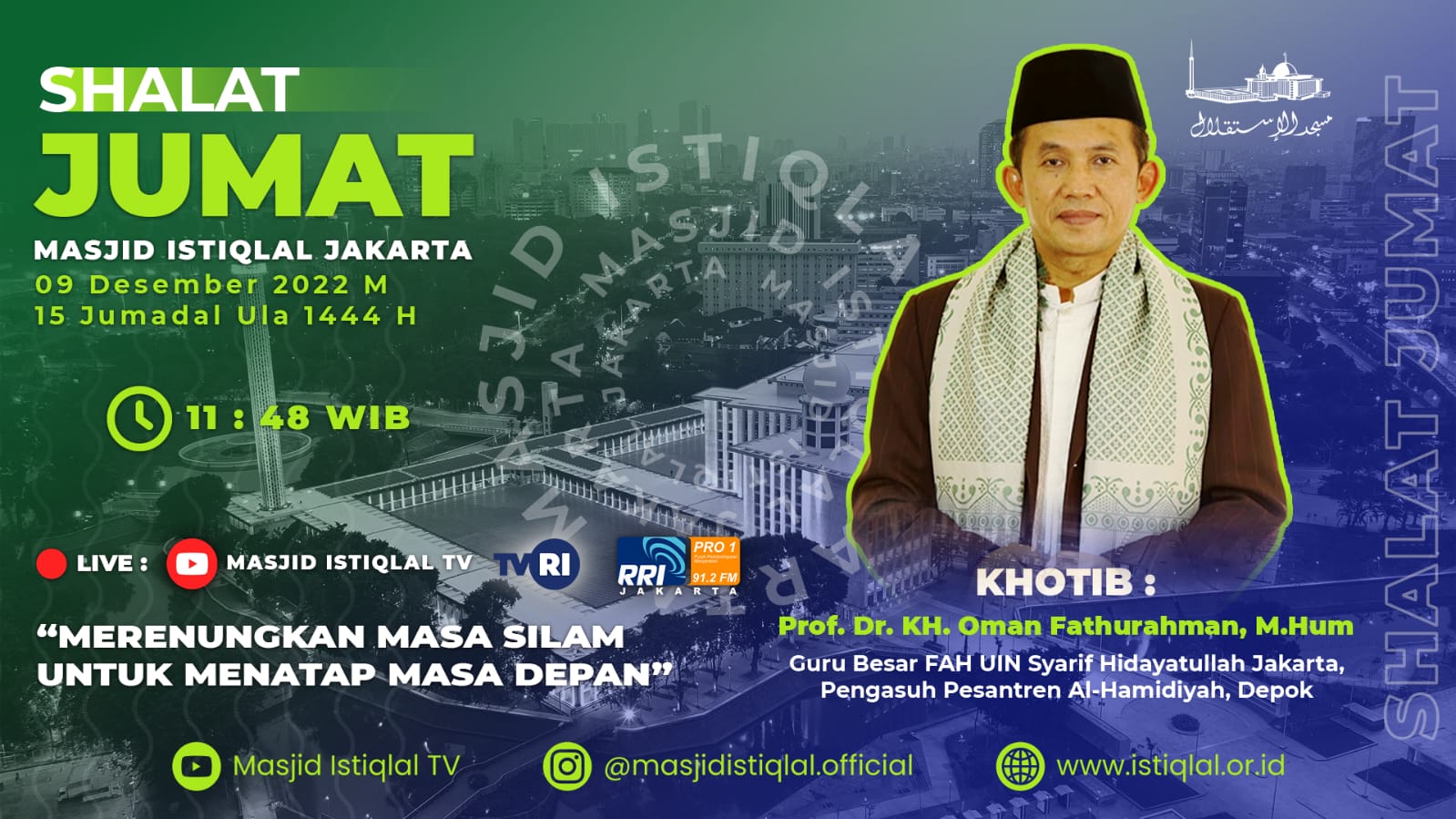 Khutbah Jumat: Merenungkan Masa Silam Untuk Menatap Masa Depan