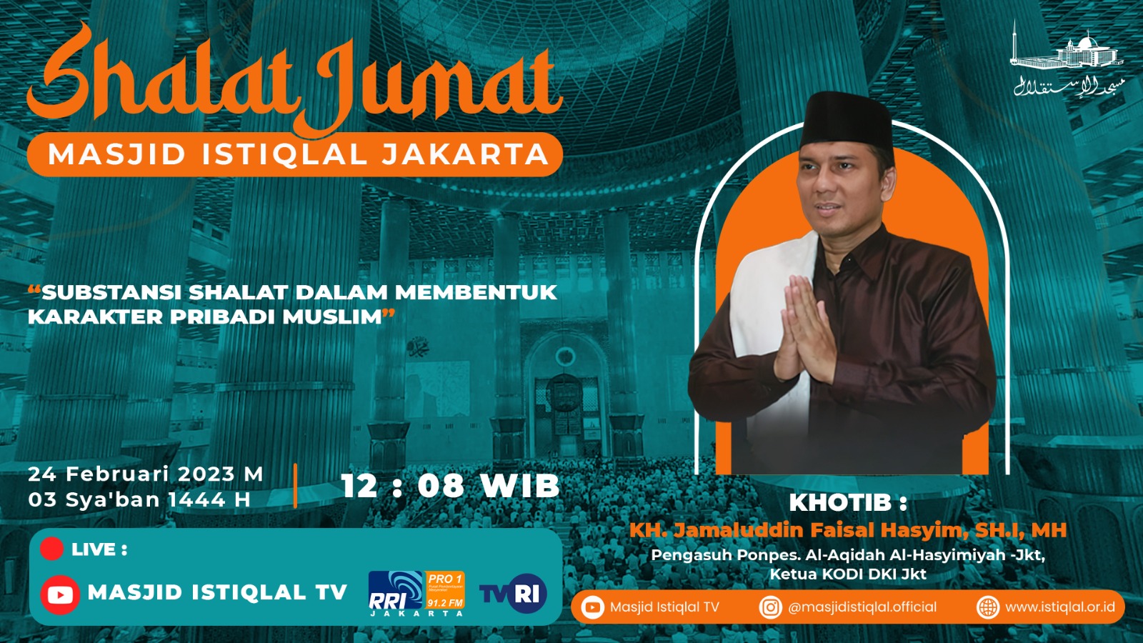 Khutbah Jumat: Substansi Shalat dalam Membentuk Karakter Pribadi Muslim