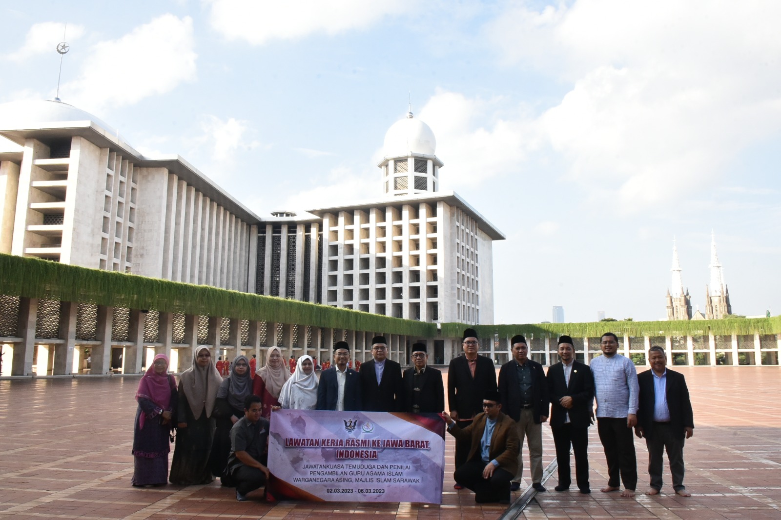 Masjid Istiqlal Terima Kunjungan  Majelis Islam Sarawak