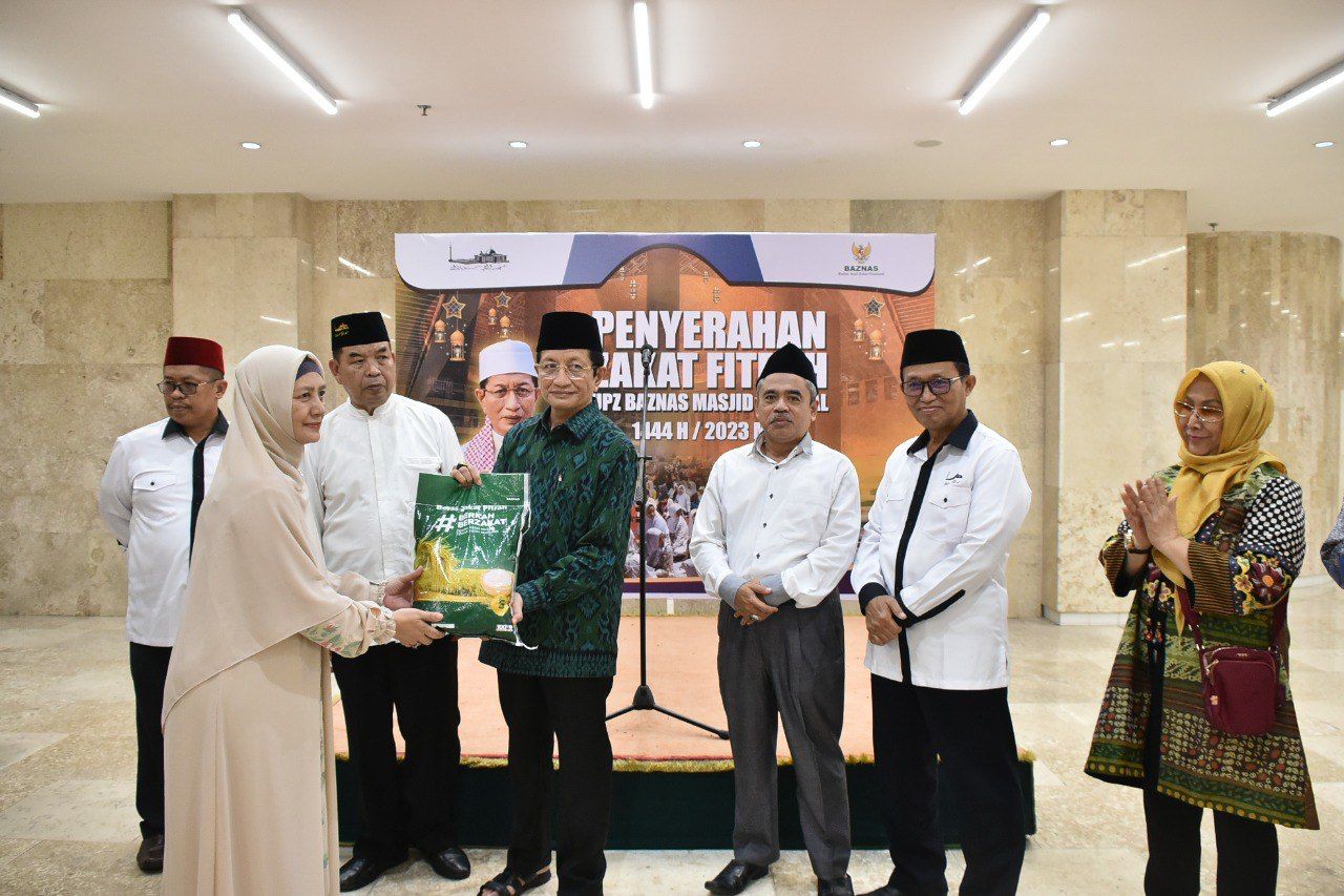UPZ Masjid Istiqlal Salurkan Zakat Fitrah ke 3000 Mustahik