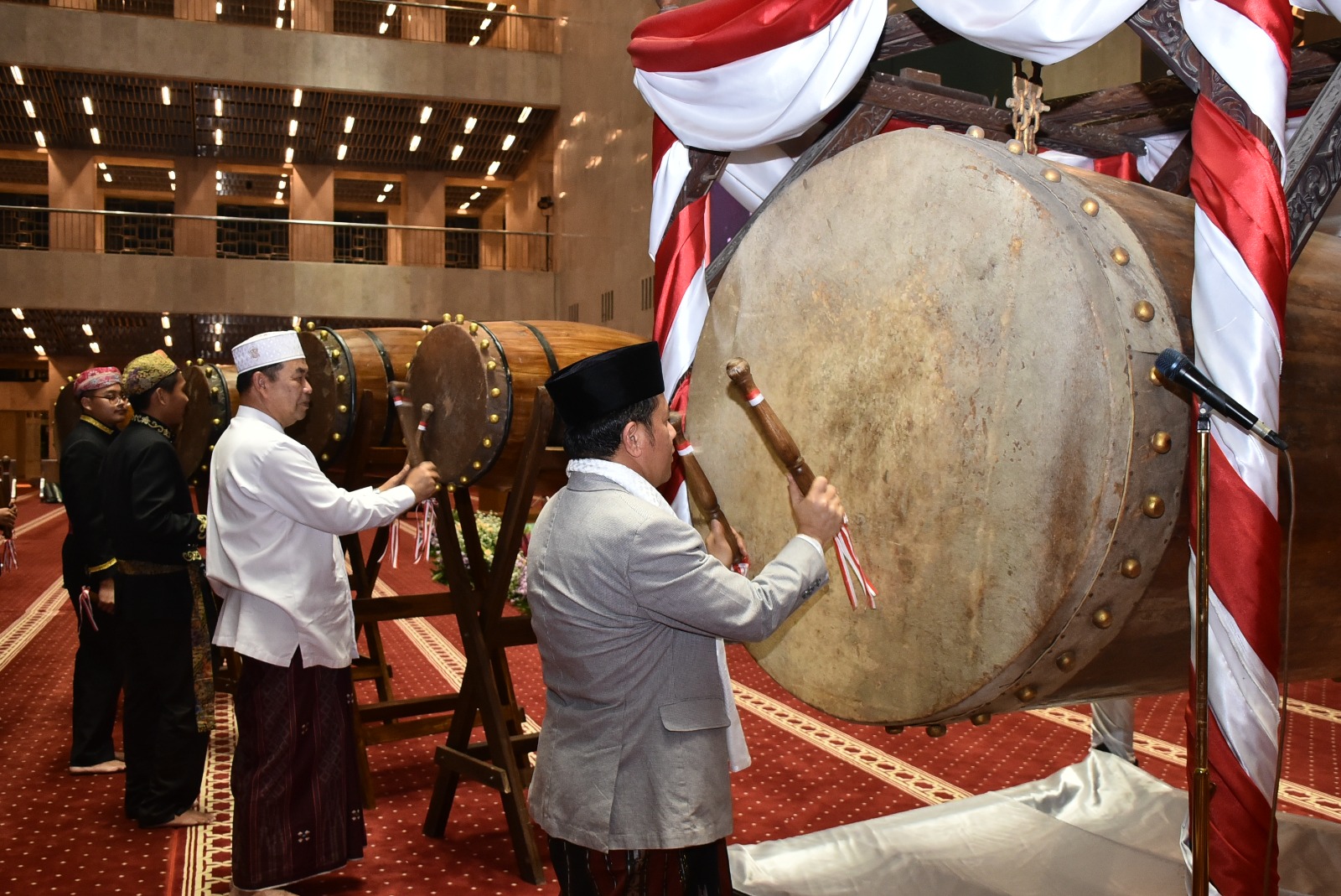 Pelaksanaan Gema Takbir Malam Iduladha 1444 Hijriah di Masjid Istiqlal