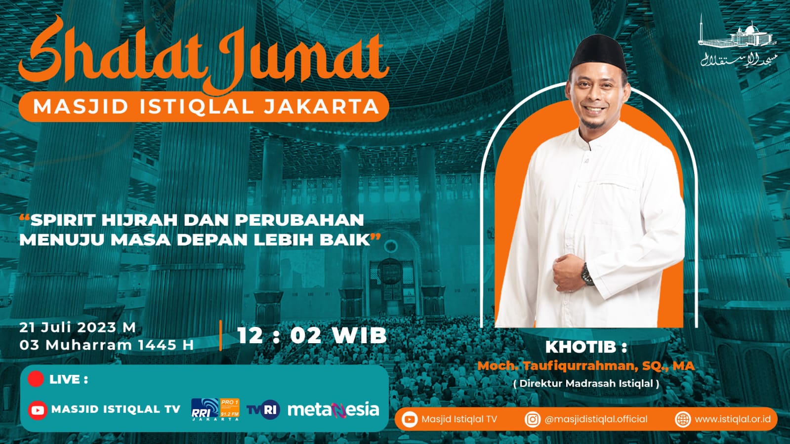 Khutbah Jumat: Spirit Hijrah dan Perubahan Menuju Masa Depan Lebih Baik