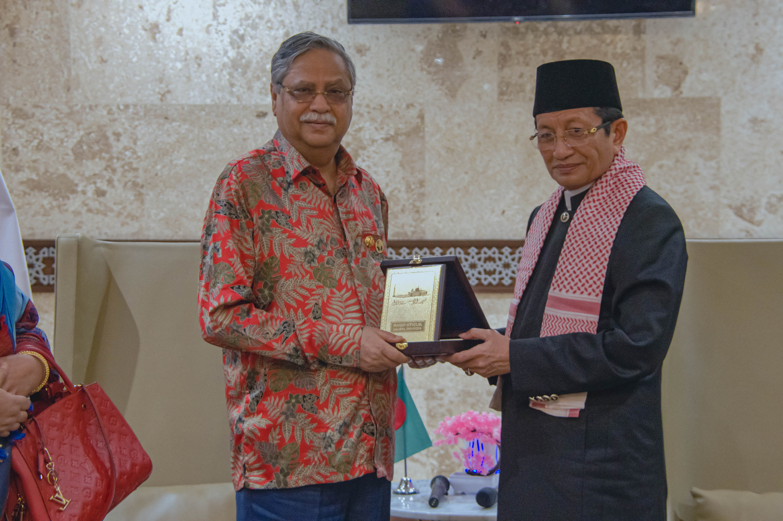 Kunjungan Presiden Bangladesh di Masjid Istiqlal