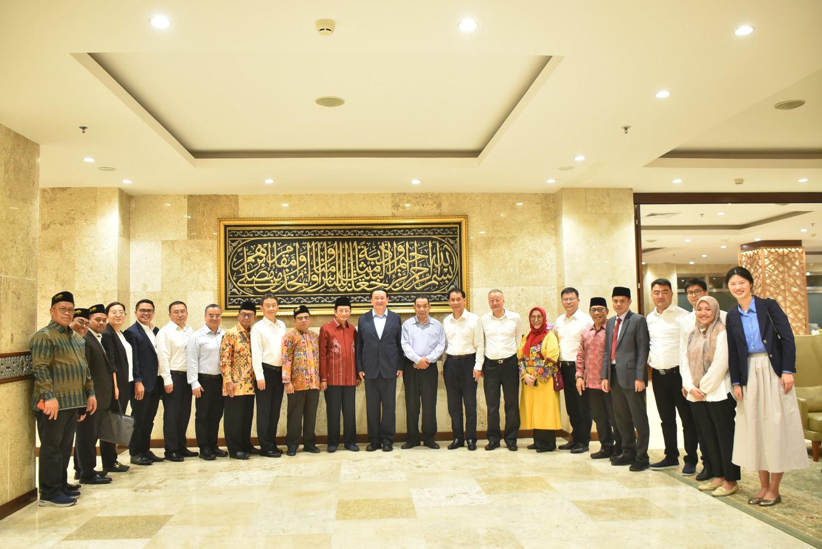 Kunjungan Delegasi Ketua CPPCC Tiongkok di Masjid IStiqlal