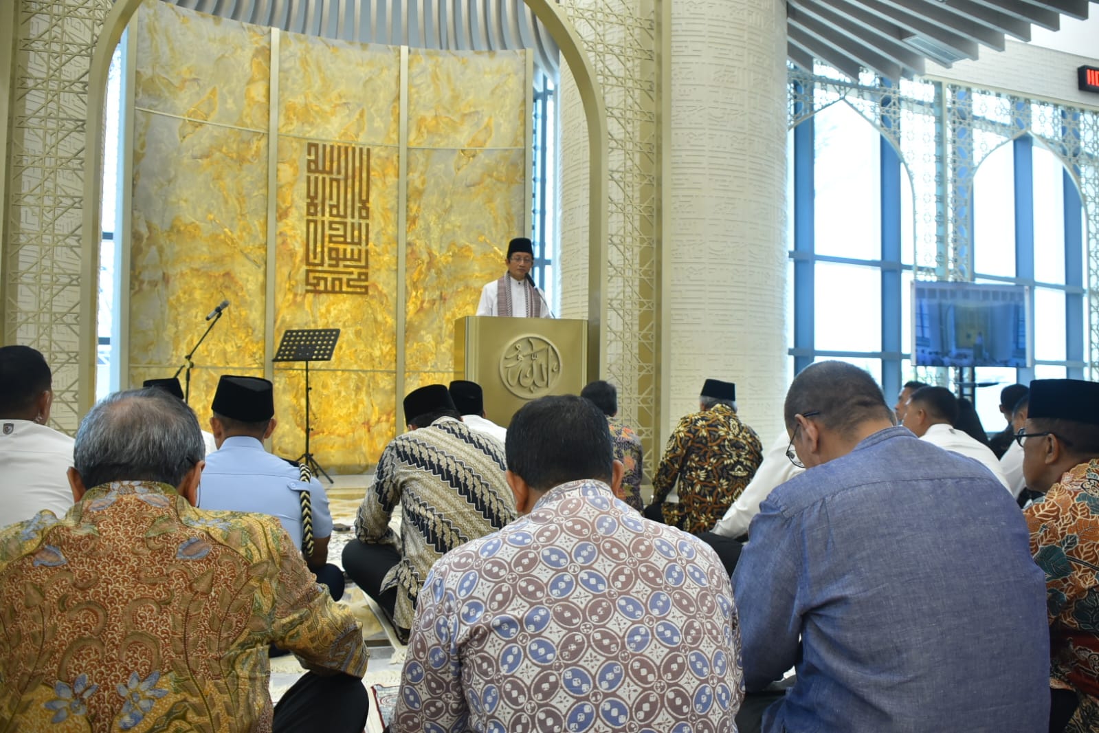 KH Nasaruddin Umar Bertindak Sebagai Khatib Usai Peresmian Masjid Al-Khairiyah