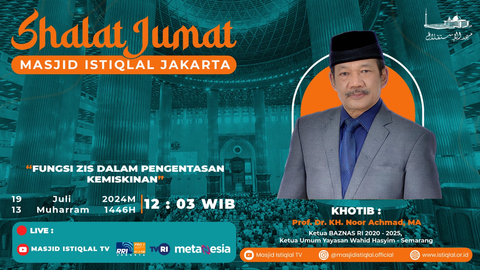 Khutbah Jumat: Fungsi ZIS dalam Pengentasan Kemiskinan