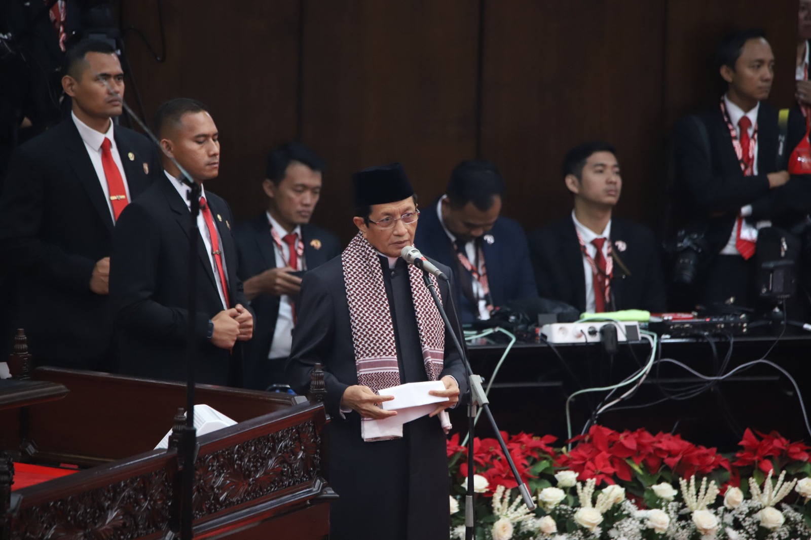 Sidang Tahunan MPR/DPR/DPD, KH Nasaruddin Umar Pimpin Doa untuk Kebaikan Bangsa