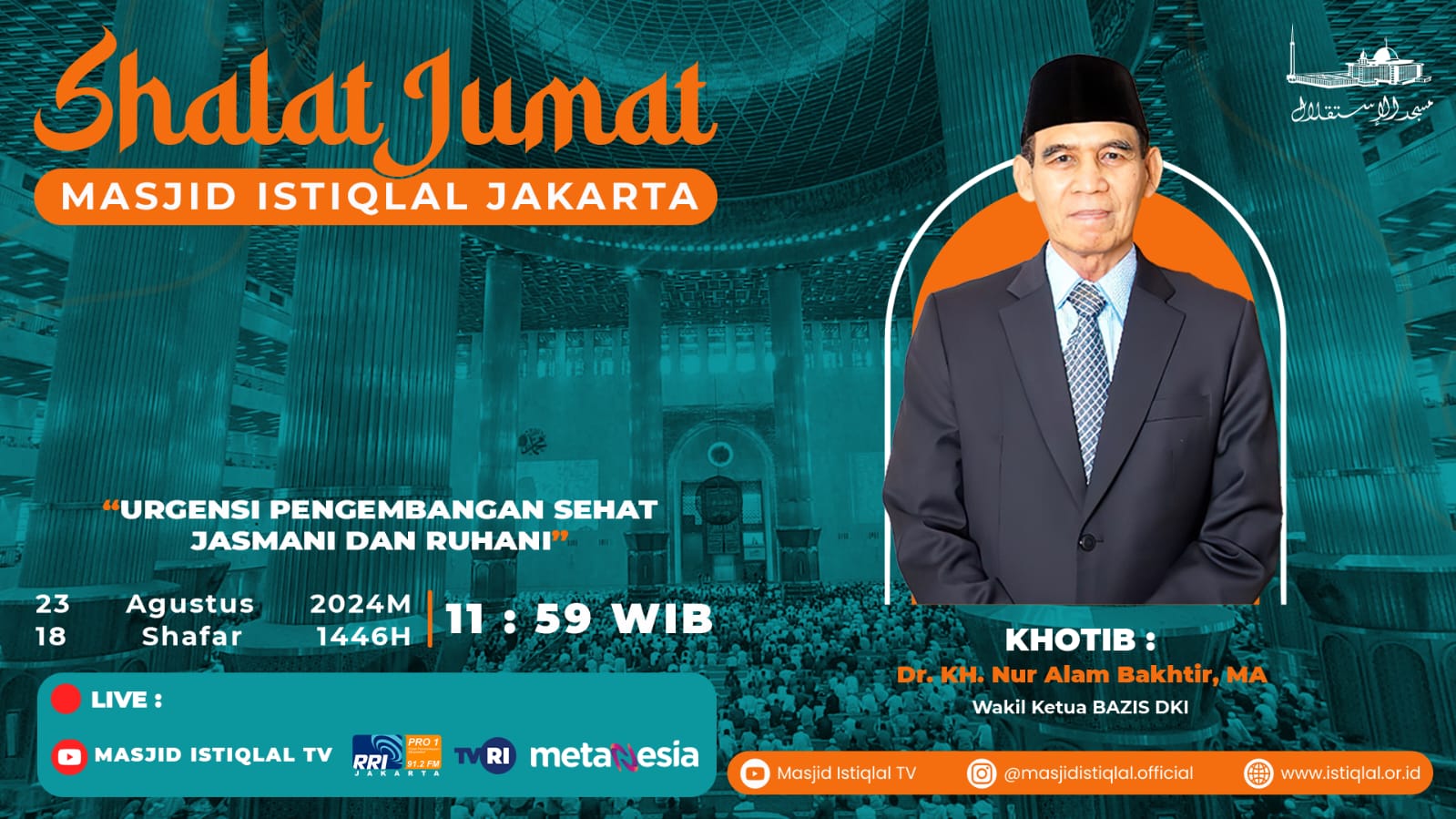 Khutbah Jumat: Urgensi Pengembangan Sehat Jasmani dan Ruhani