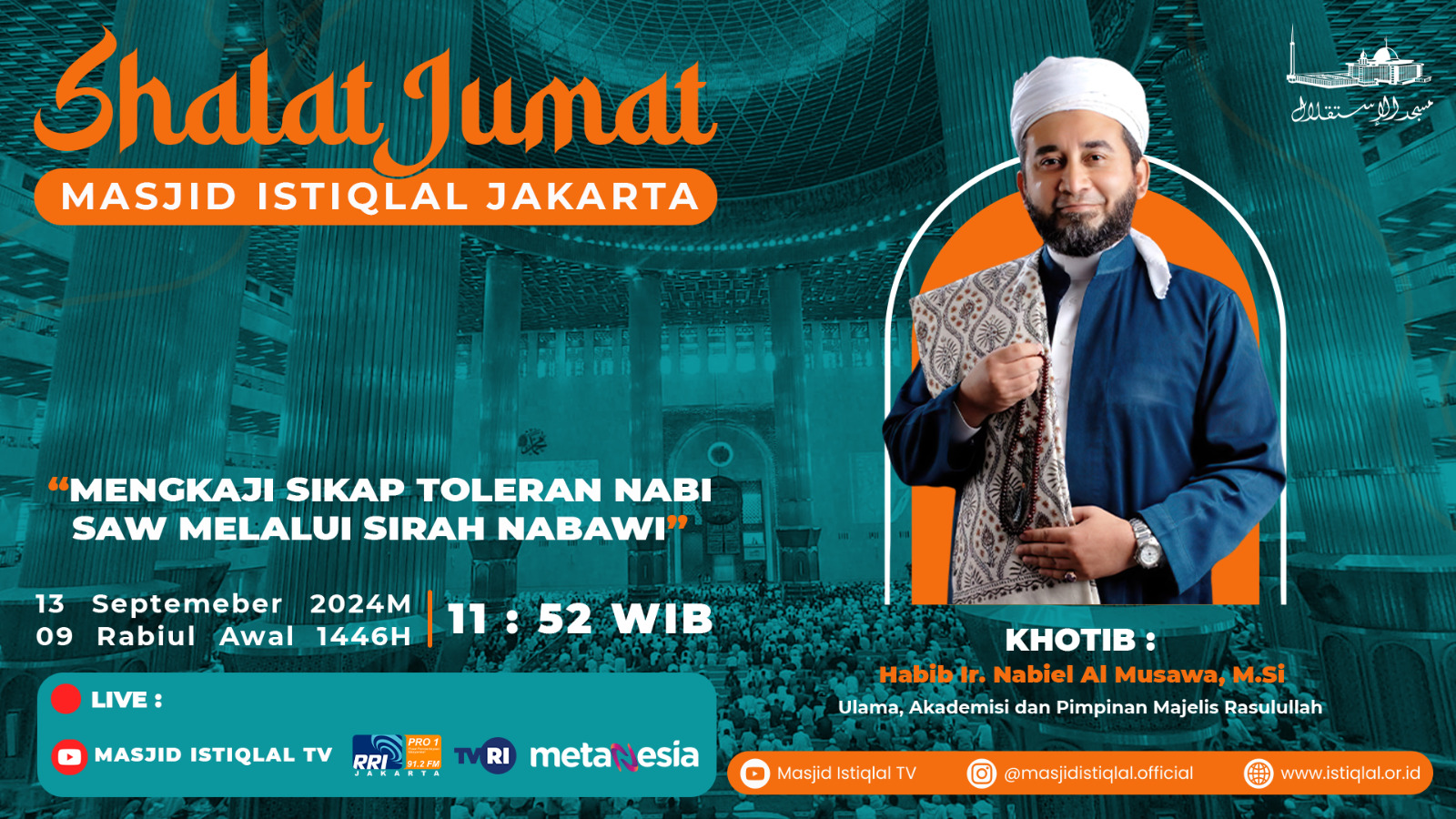 Khutbah Jumat: Mengkaji Sikap Toleran Nabi SAW Melalui Sirah Nabawi