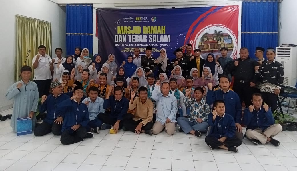 Kegiatan Sosial Masjid Ramah dan Tebar Salam Bidsosdaum BPMI di PSBNRW Cahaya Batin