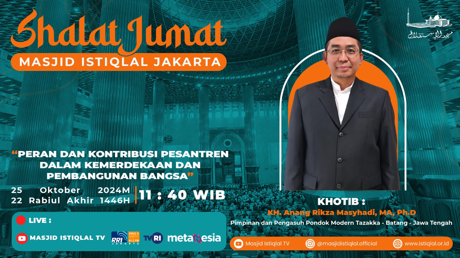  Khutbah Jumat: Peran dan Kontribusi Pesantren dalam Kemerdekaan dan Pembangunan Bangsa