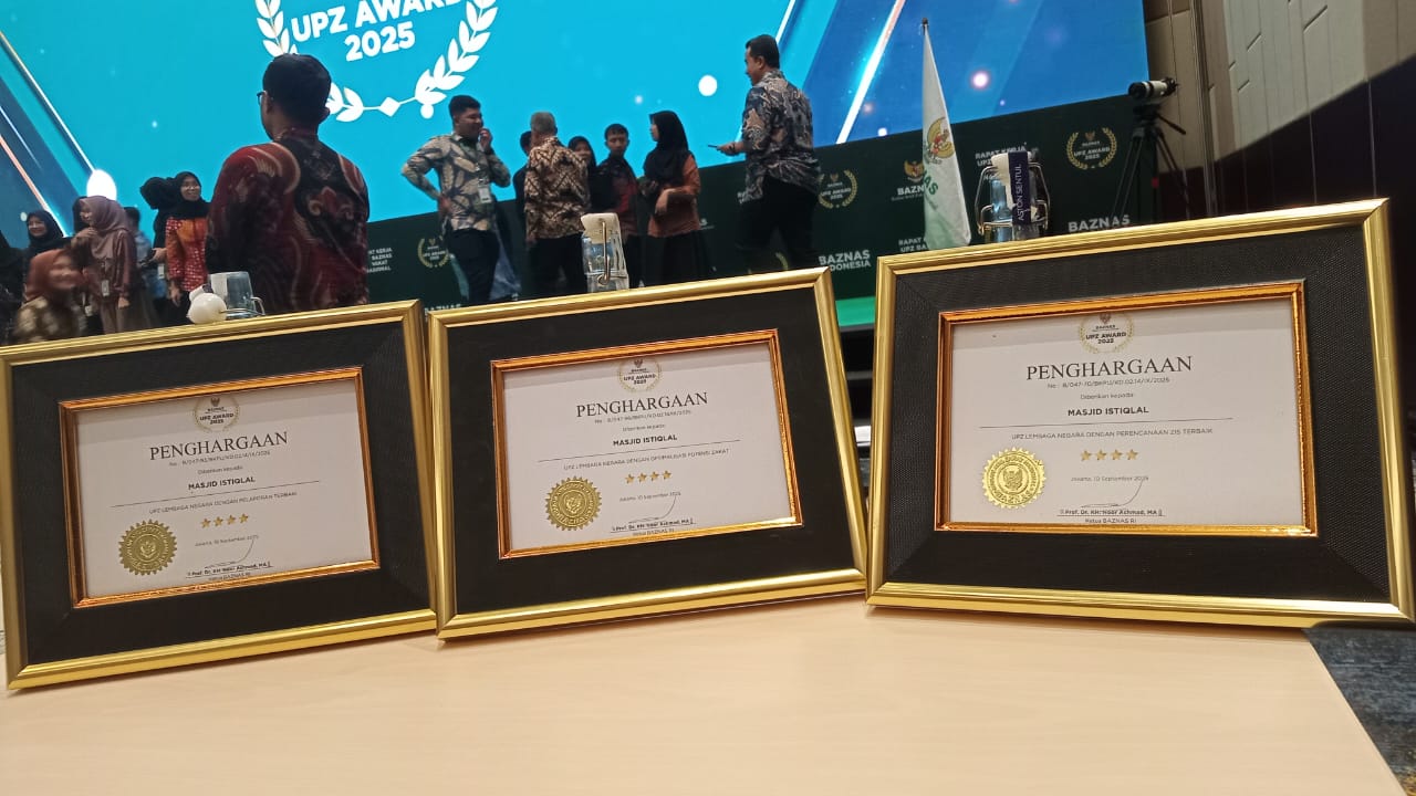 UPZ Istiqlal Raih 3 Penghargaan pada UPZ Award 2025