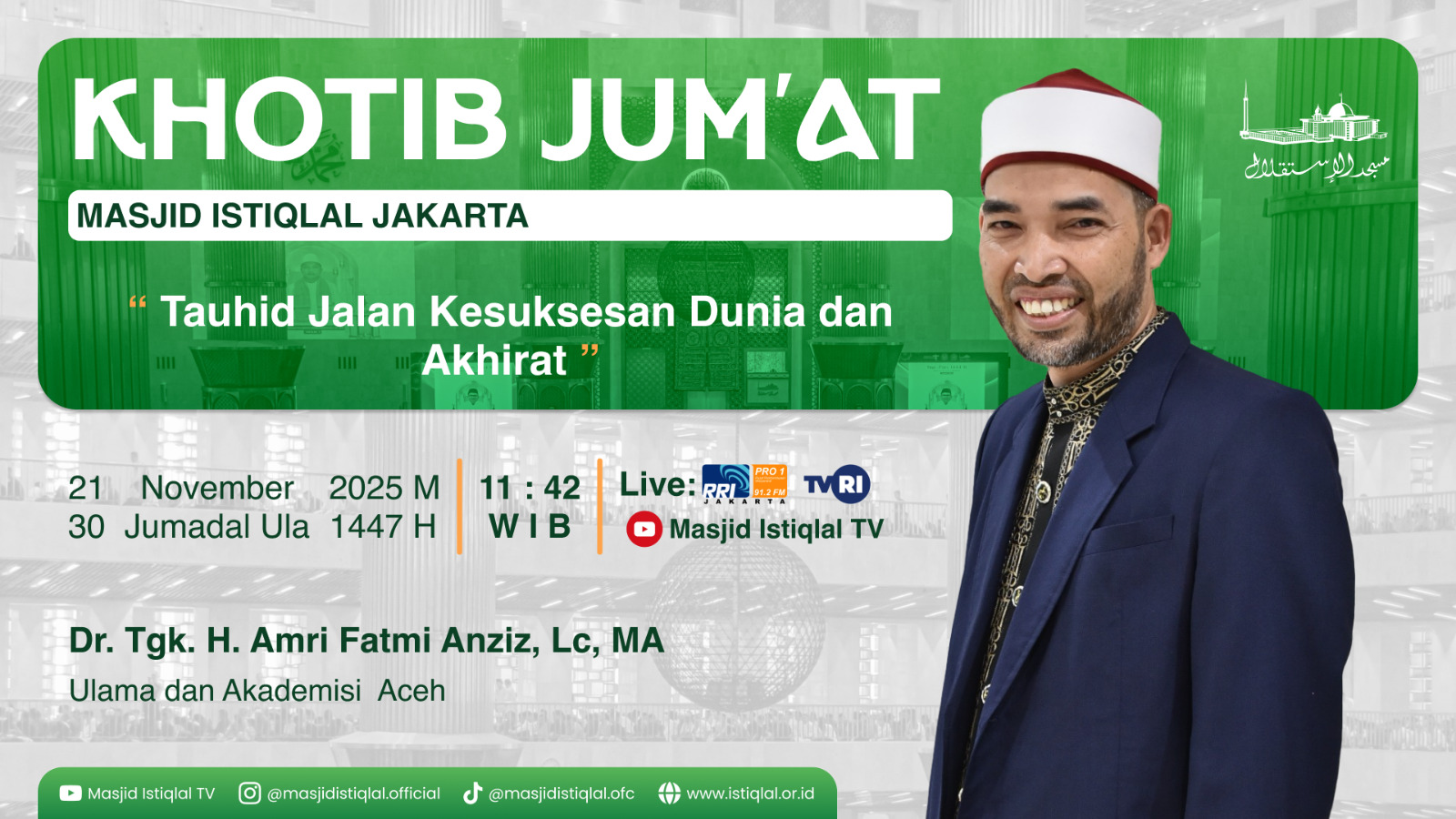 Khutbah Jumat: Tauhid Jalan Kesuksesan Dunia dan Akhirat